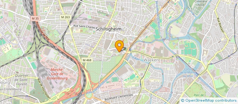 localisation de l'entreprise SDC 5-7-9 RUE ALBERT CALMETTE  SCHILTIGHEIM