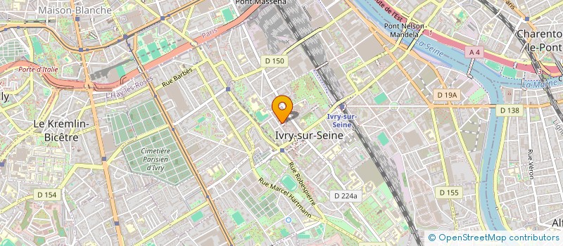 localisation de l'entreprise SDC 5 PROMENEE DE LIEGAT à IVRY-SUR-SEINE