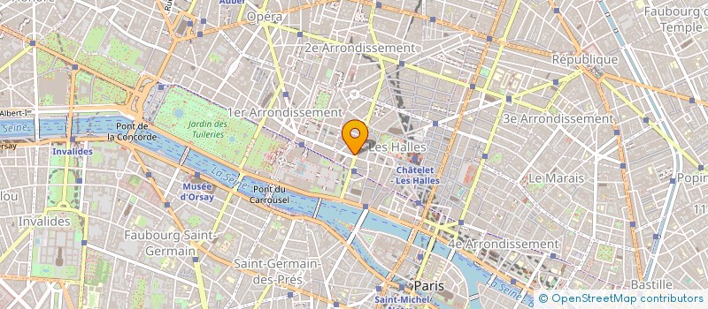 localisation de l'entreprise SDC 5 RUE DU LOUVRE 75001 PARIS  PARIS