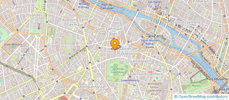 localisation de l'entreprise SDC 5 RUE PALATINE 75006 PARIS  PARIS