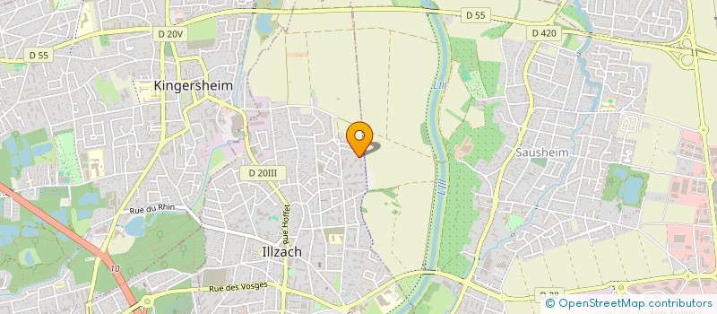 localisation de l'entreprise SDC 58 CARRIERES  ILLZACH