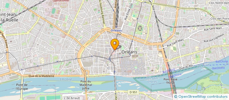 localisation de l'entreprise SDC 6 RUE DE LA REPUBLIQUE  ORLEANS