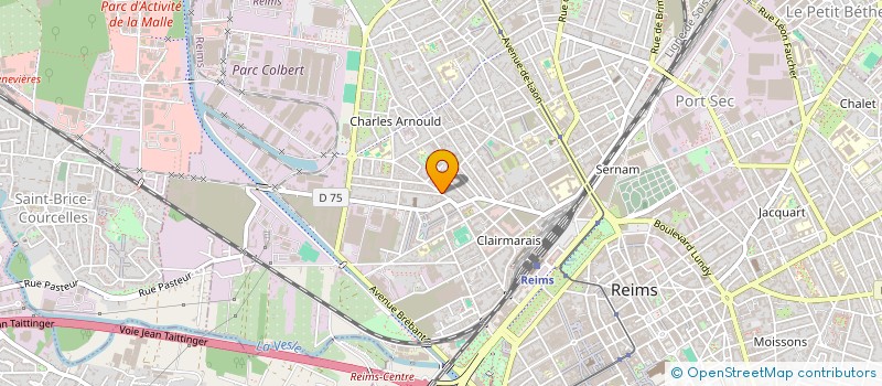 localisation de l'entreprise SDC 60 RUE DE COURCELLES  REIMS