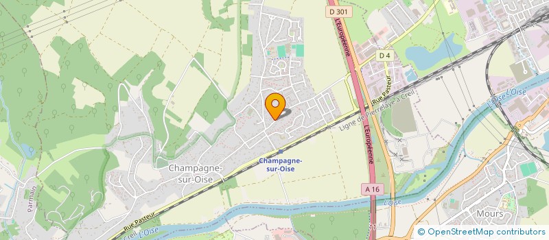 localisation de l'entreprise SDC 60 RUE DES MARTYRS  CHAMPAGNE-SUR-OISE