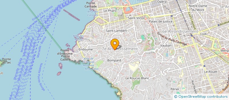 localisation de l'entreprise SDC 62 BOULEVARD BOMPARD  MARSEILLE