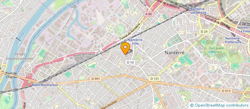 localisation de l'entreprise SDC 7 11 F SARCEY  NANTERRE