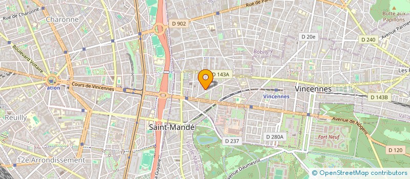 localisation de l'entreprise SDC 7-9 GEORGES HUCHON  VINCENNES