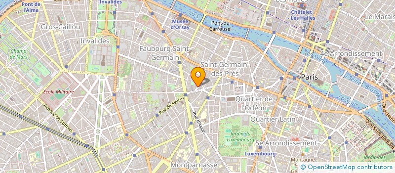 localisation de l'entreprise SDC 76 BIS RUE DES SAINTS PERES  PARIS