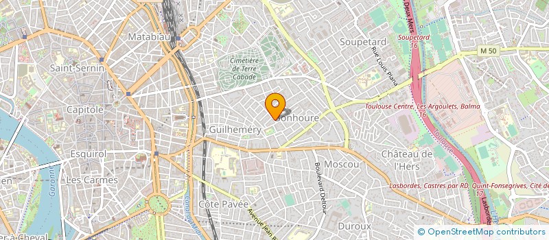 localisation de l'entreprise SDC 8-10 RUE LABAT DE SAVIGNAC  TOULOUSE