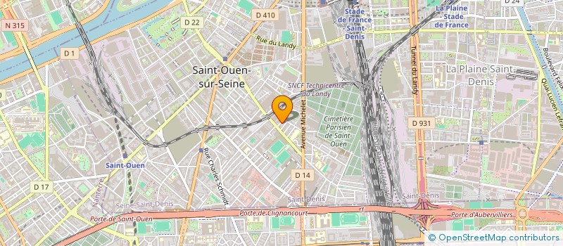 localisation de l'entreprise SDC 8 RUE DES ENTREPRENEURS 93400 SAINT OUEN à SAINT-OUEN-SUR-SEINE