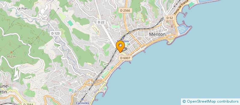 localisation de l'entreprise SDC à MENTON