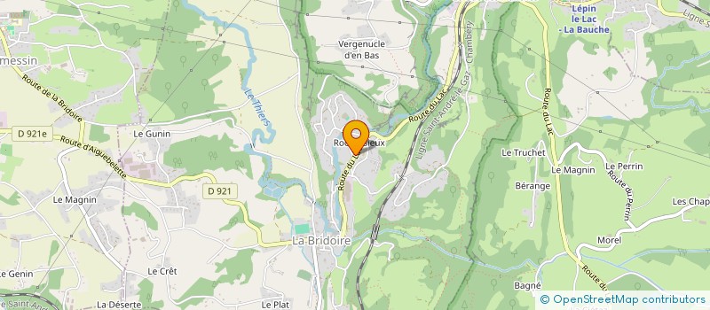 localisation de l'entreprise SDC 887 ROUTE DU LAC  LA BRIDOIRE