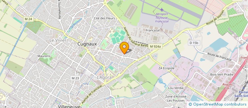 localisation de l'entreprise SDC  CUGNAUX