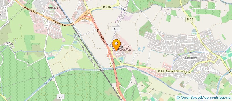 localisation de l'entreprise SDC  SALEILLES