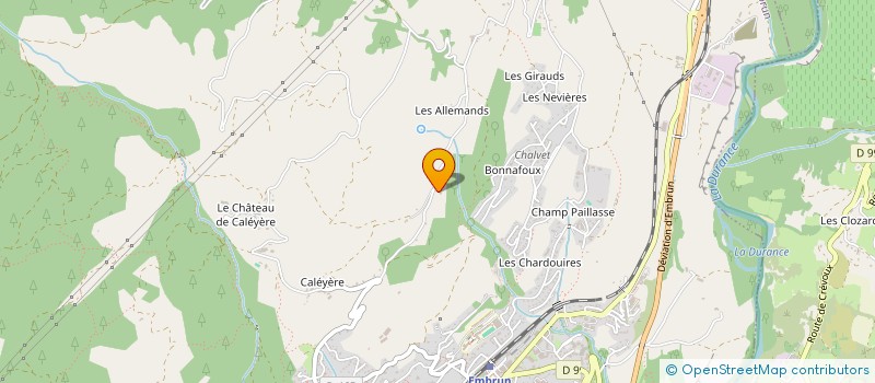 localisation de l'entreprise SDC BARNEOUD  EMBRUN