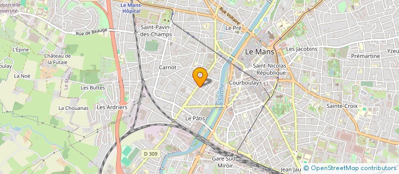 localisation de l'entreprise SDC BELLINI  LE MANS