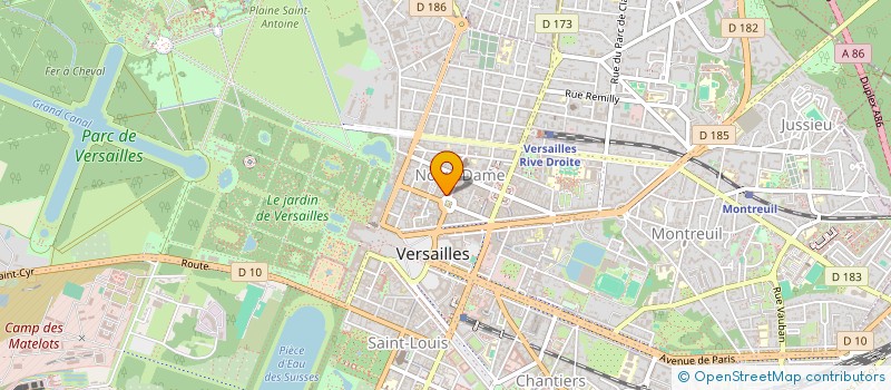 localisation de l'entreprise SDC CONSULTING à VERSAILLES