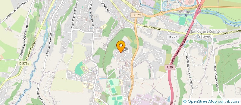 localisation de l'entreprise SDC COTTAGES  LA RIVIERE-SAINT-SAUVEUR