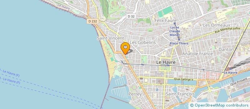 localisation de l'entreprise SDC COUSTURE 42 à LE HAVRE