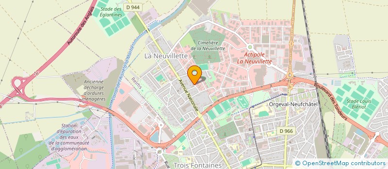 localisation de l'entreprise SDC CRISTAL  REIMS