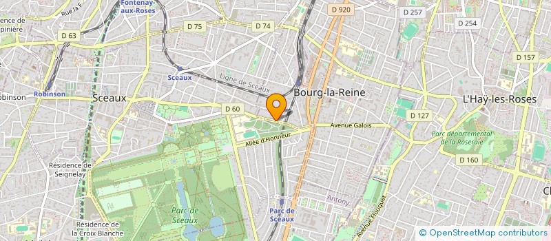 localisation de l'entreprise SDC DEMMLER VICTOR HUGO à BOURG-LA-REINE