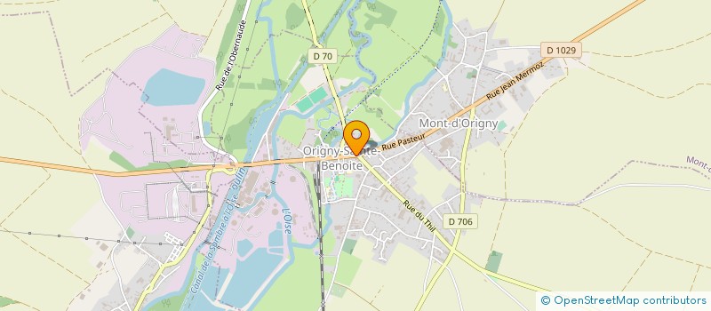 localisation de l'entreprise SDC DISTRI  ORIGNY-SAINTE-BENOITE