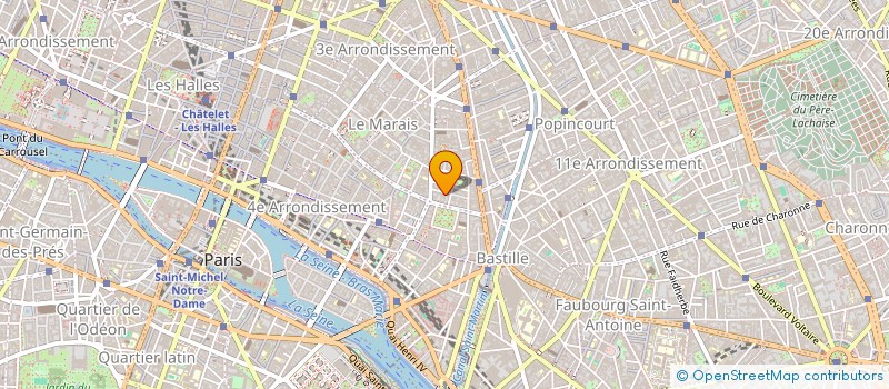 localisation de l'entreprise SDC DU 3 AU 5 RUE DU FOIN  PARIS