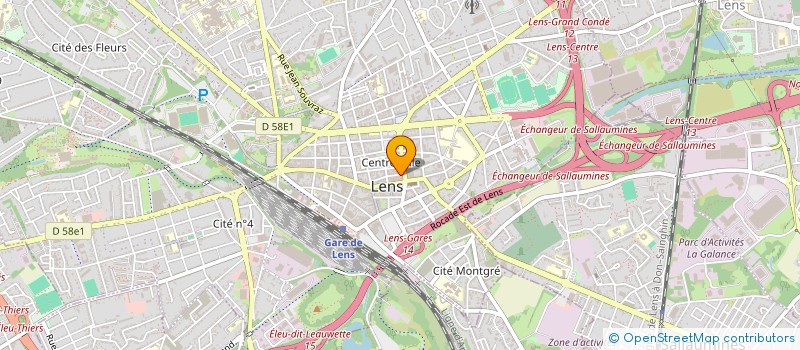 localisation de l'entreprise SDC DU 4 ET 6 PLACE JEAN JAURES à LENS