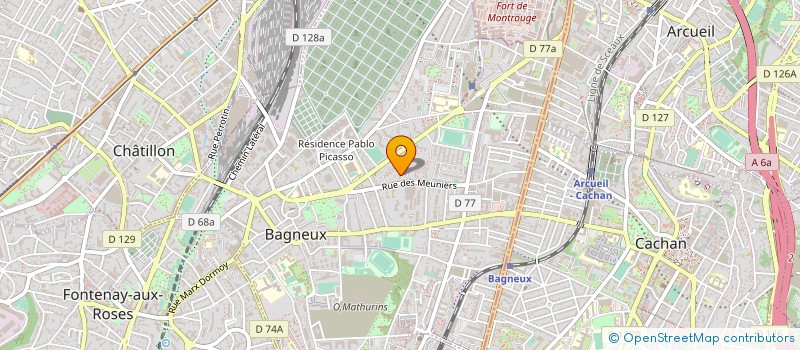 localisation de l'entreprise SDC DU 57 RUE DES MEUNIERS à BAGNEUX