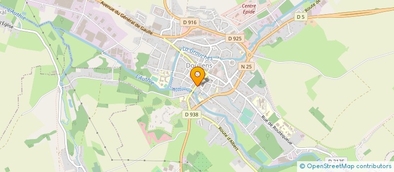 localisation de l'entreprise SDC DU 9 RUE DU BOURG  DOULLENS