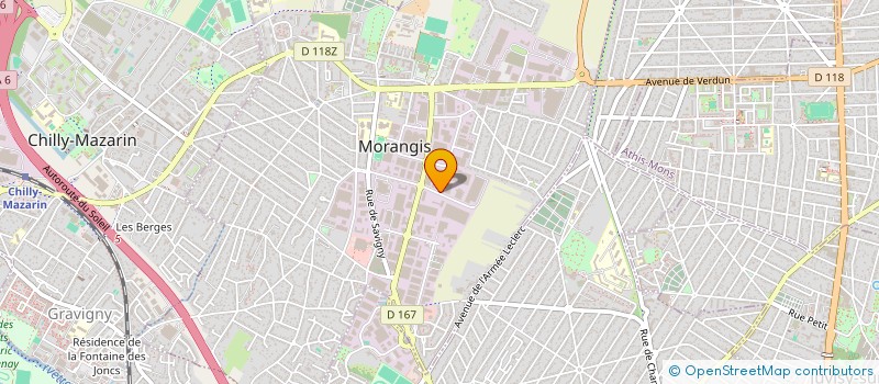 localisation de l'entreprise SDC EIFFEL INVESTISSEMENTS à MORANGIS