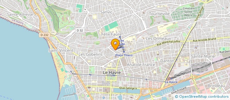 localisation de l'entreprise SDC ENCONTRE 17 à LE HAVRE