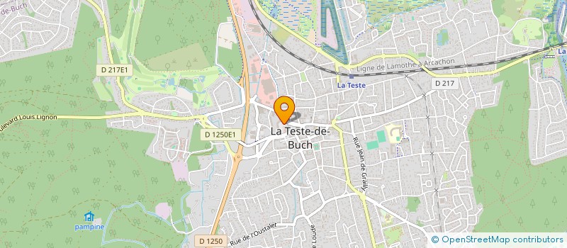 localisation de l'entreprise SDC ESPACE CAPTAL  LA TESTE-DE-BUCH