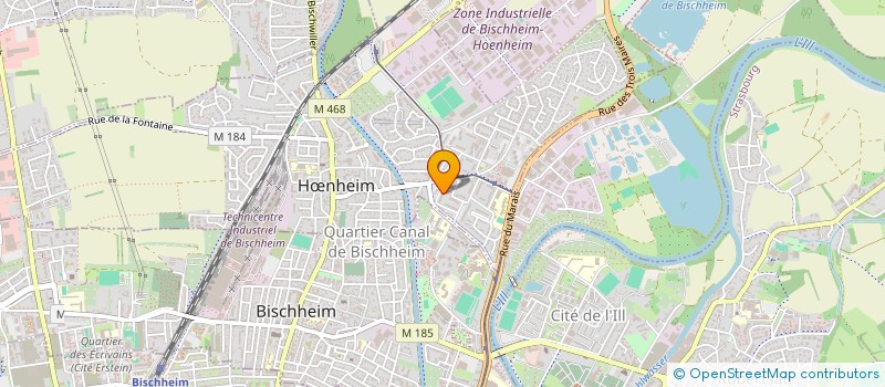 localisation de l'entreprise SDC FALKENSTEIN FLECKENSTEIN  HNHEIM