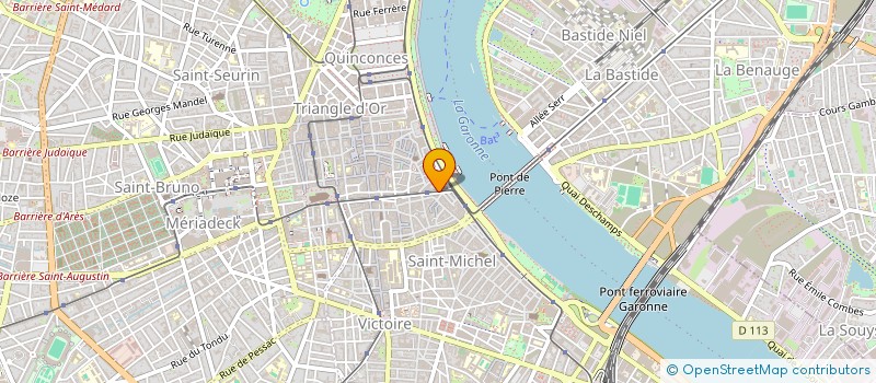 localisation de l'entreprise SDC FORMATION FORMATION A L'ENSEIGNEMENT DE LA POLE DANCE & ET DU POLE SPORT  BORDEAUX