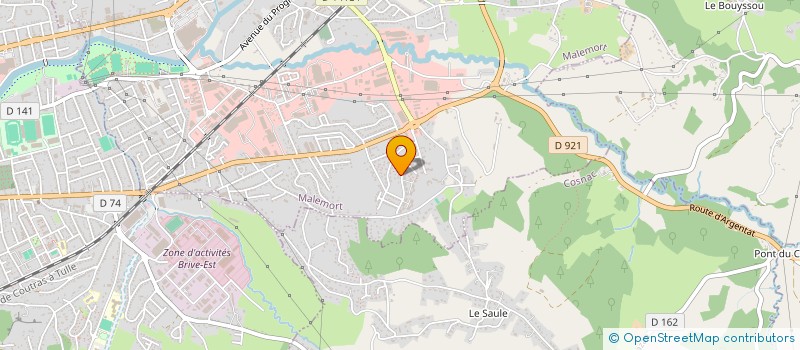 localisation de l'entreprise SDC GALIA II  MALEMORT