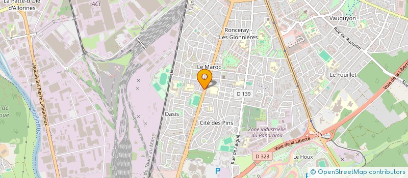 localisation de l'entreprise SDC GENESLAY  LE MANS