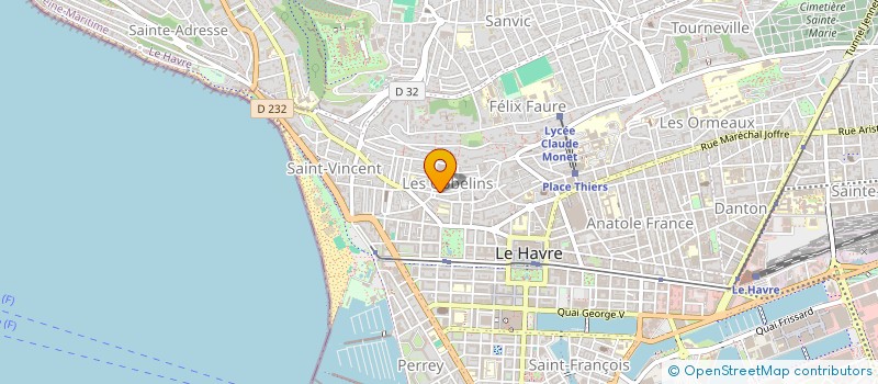localisation de l'entreprise SDC GOBELINS 25 BIS à LE HAVRE