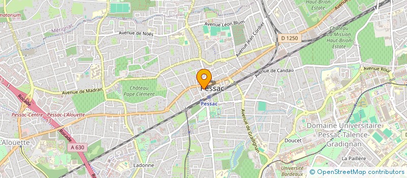 localisation de l'entreprise SDC HAUTES GRAVES  PESSAC