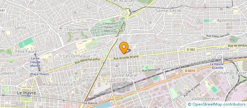 localisation de l'entreprise SDC HENRI IV 16 à LE HAVRE