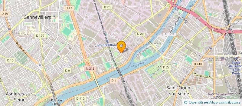 localisation de l'entreprise SDC HIGH PARK ILOT 5 à ASNIERES-SUR-SEINE