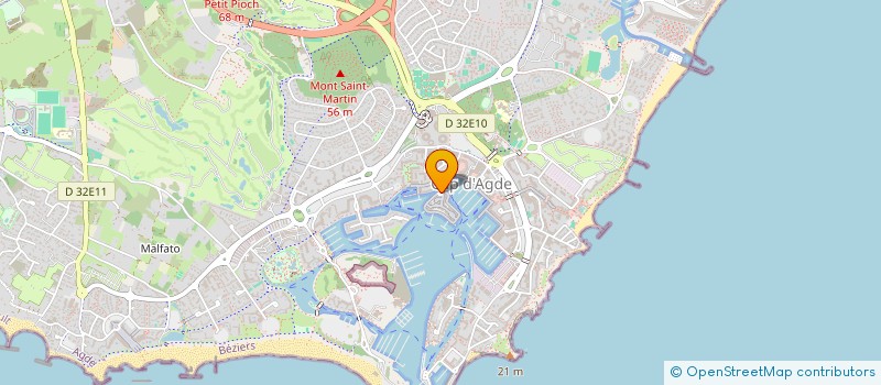 localisation de l'entreprise SDC ILE SAINT MARTIN  AGDE