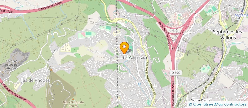 localisation de l'entreprise SDC IMMO 13  LES PENNES-MIRABEAU