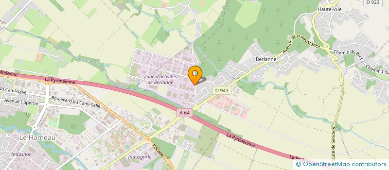 localisation de l'entreprise SDC IMMO  MORLAAS