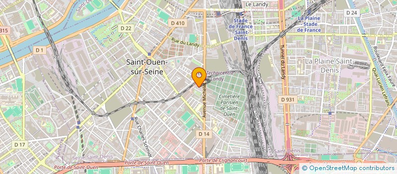 localisation de l'entreprise SDC ISABEAU à SAINT-OUEN-SUR-SEINE