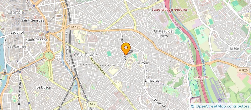 localisation de l'entreprise SDC ISABELLE  TOULOUSE