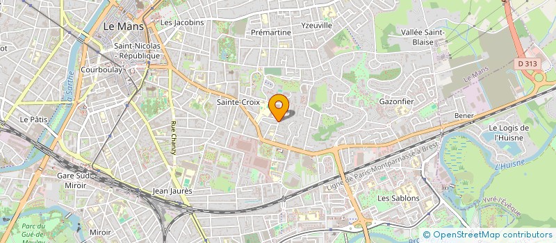 localisation de l'entreprise SDC L'EGLANTIERE  LE MANS