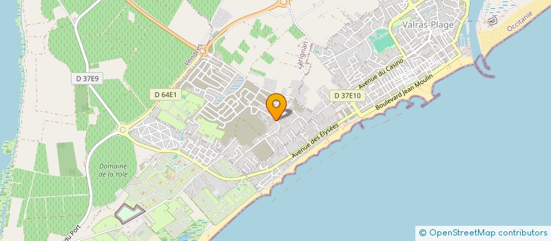 localisation de l'entreprise SDC LA DUNE  SERIGNAN