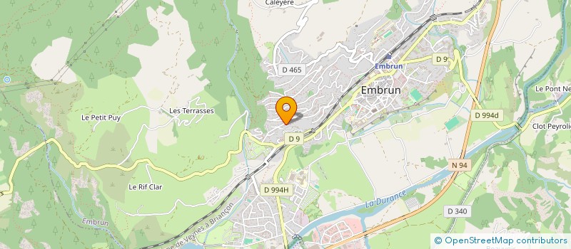 localisation de l'entreprise SDC LA MUANDE  EMBRUN