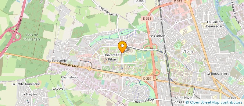 localisation de l'entreprise SDC LAENNEC  LE MANS